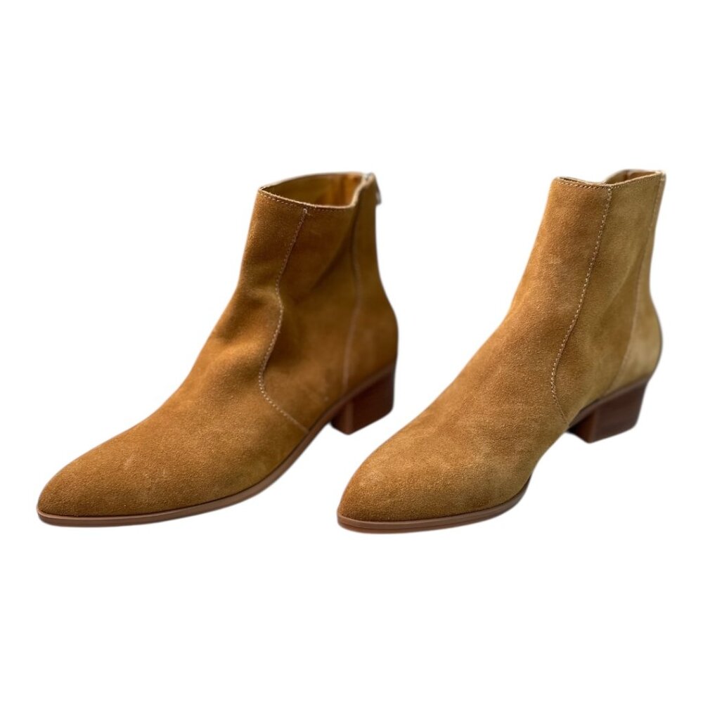 Dolce Vita Camel/Tan Colored Suede Ankle Boots | Women’s Size 8 - Picture 3 of 9